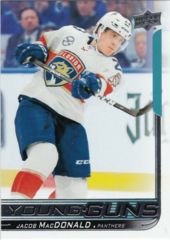 2018-19 Upper Deck #465 Jacob MacDonald YG RC